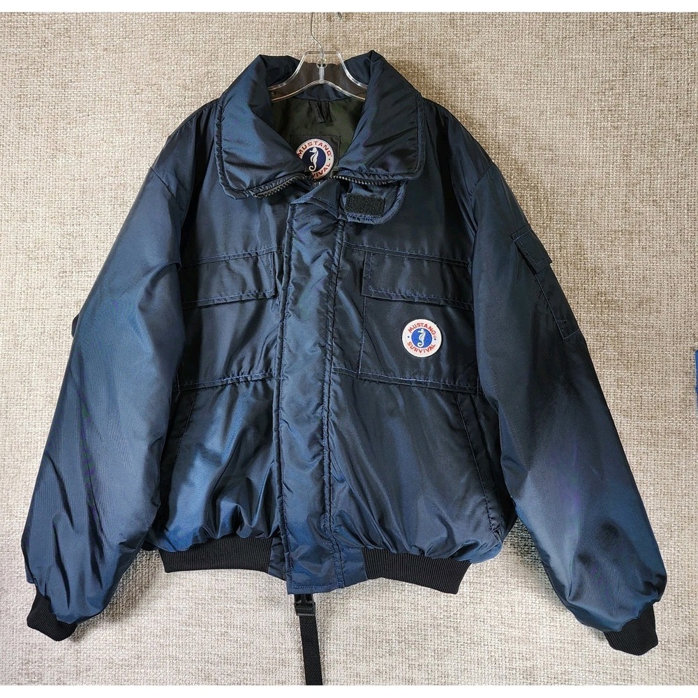 Mustang Survival Float Jacket MJ6214 Adult XXL Navy Type III Chest 50-54" EUC